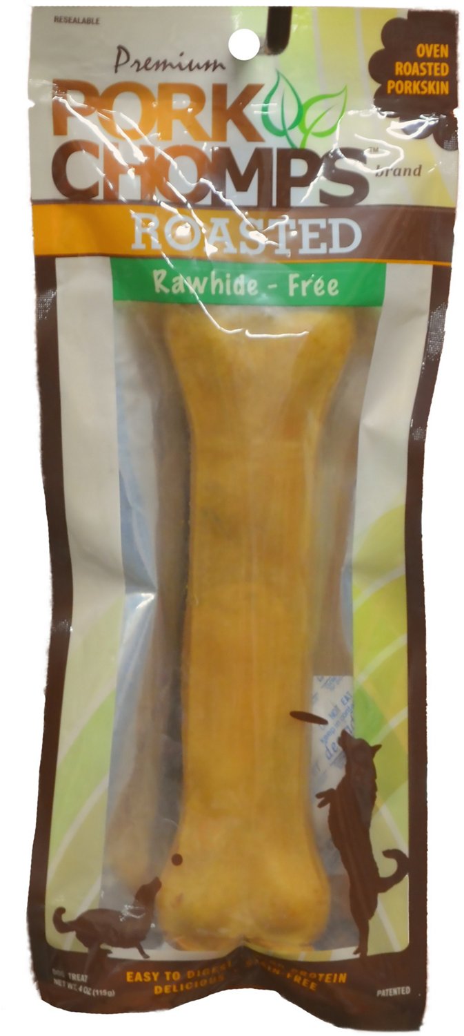 Pork chomps on sale roasted rawhide free