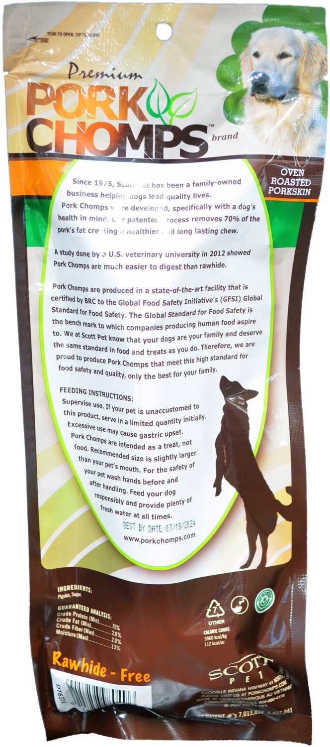 Pork Chomps Roasted Pressed Dog Bone                                                                                             - view number 2