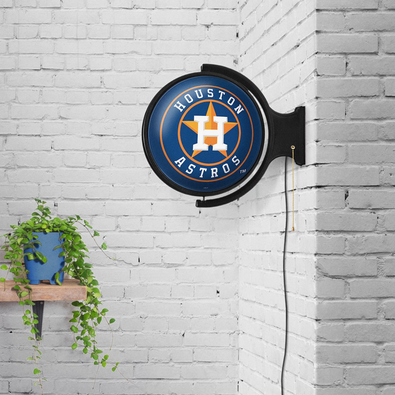 The Fan-Brand Houston Astros Original Rotating Lighted Wall Sign - view number 4