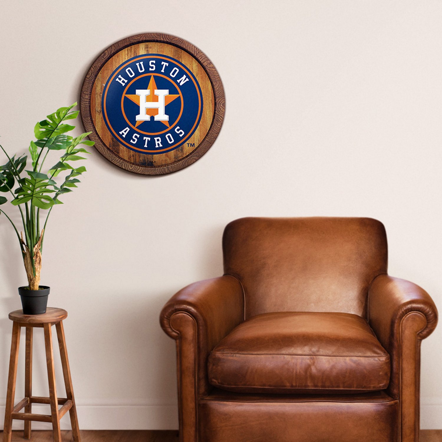 The Fan-Brand Houston Astros Faux Barrel Top Sign                                                                                - view number 5
