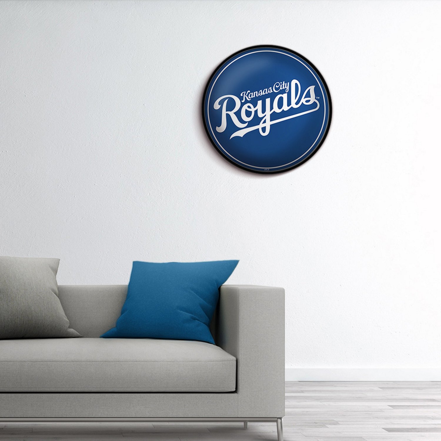 The Fan-Brand Kansas City Royals Wordmark Modern Disc Wall Sign - view number 5