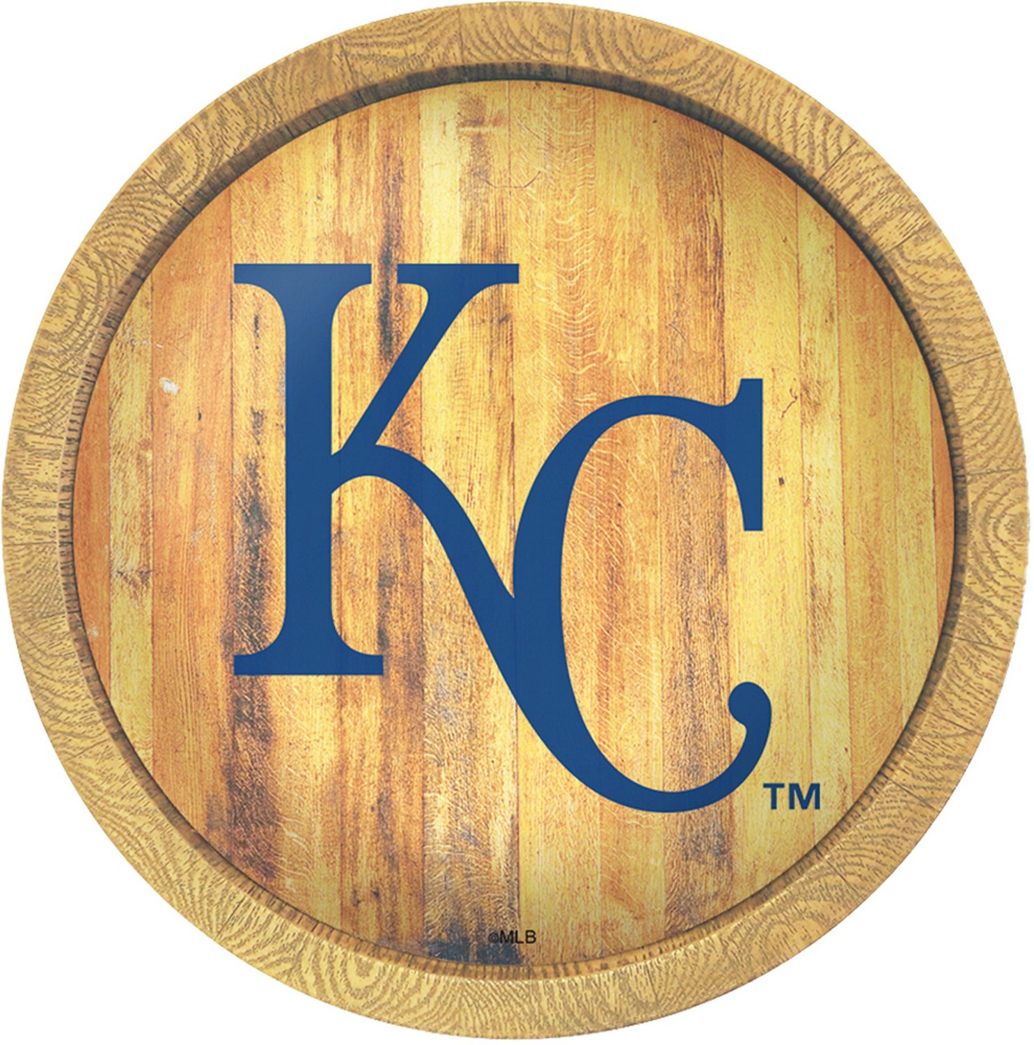 The Fan-Brand Kansas City Royals Faux Barrel Top Sign