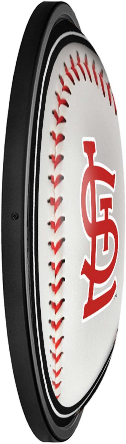 The Fan-Brand St. Louis Cardinals Baseball Round Slimline Lighted Wall Sign - view number 3