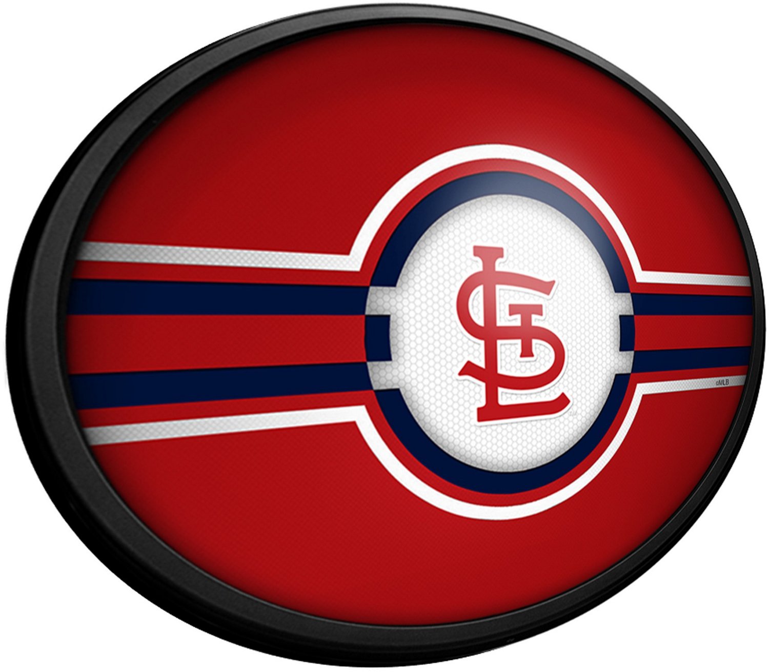 The Fan-Brand St. Louis Cardinals Logo Oval Slimline Lighted Wall Sign                                                           - view number 2