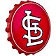 The Fan-Brand St. Louis Cardinals Logo Bottle Cap Wall Sign                                                                      - view number 2