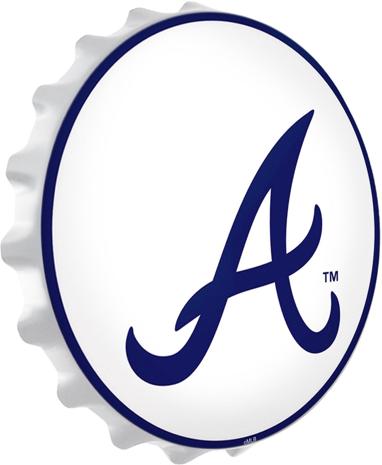 The Fan-Brand Atlanta Braves Bottle Cap Wall Light - view number 2