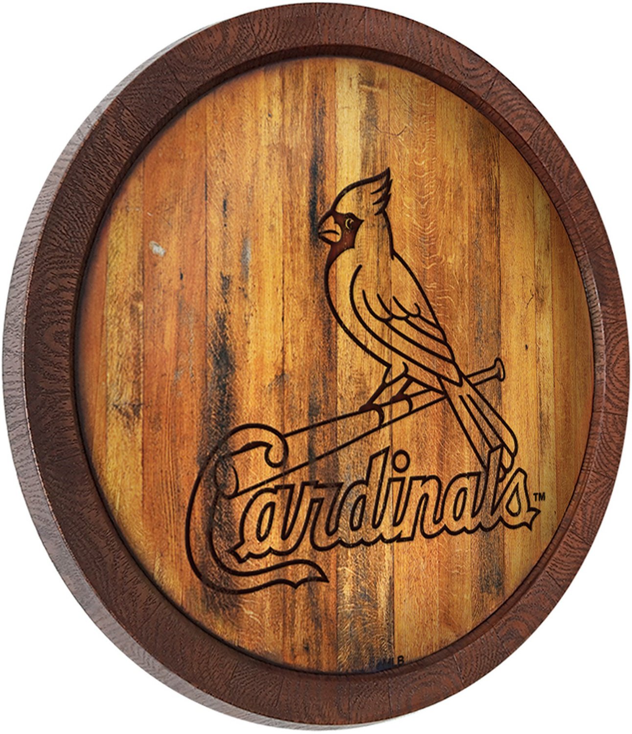 The Fan-Brand St. Louis Cardinals Branded Faux Barrel Top Sign                                                                   - view number 2