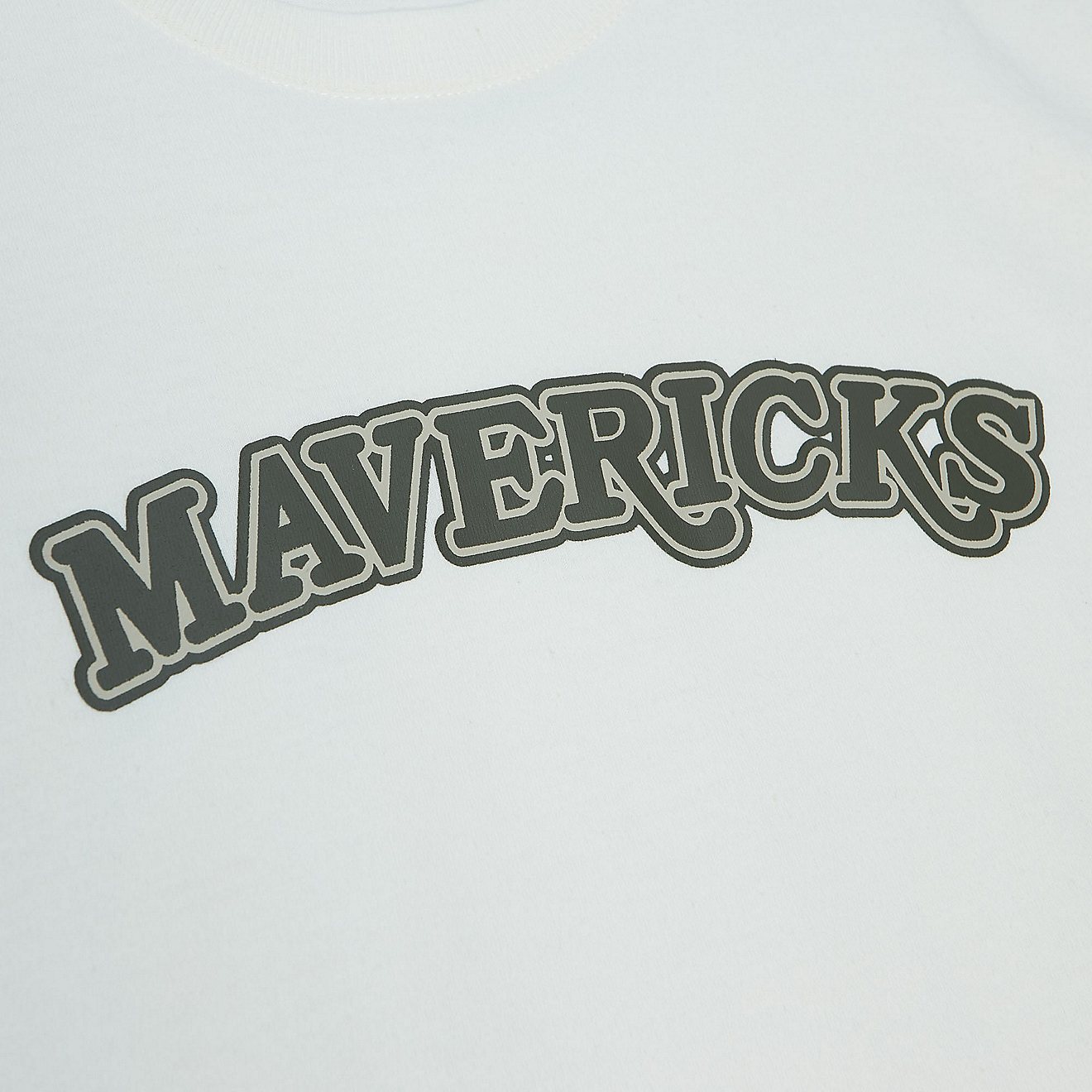 Mitchell & Ness Men's Dallas Mavericks Cream T-shirt                                                                             - view number 3