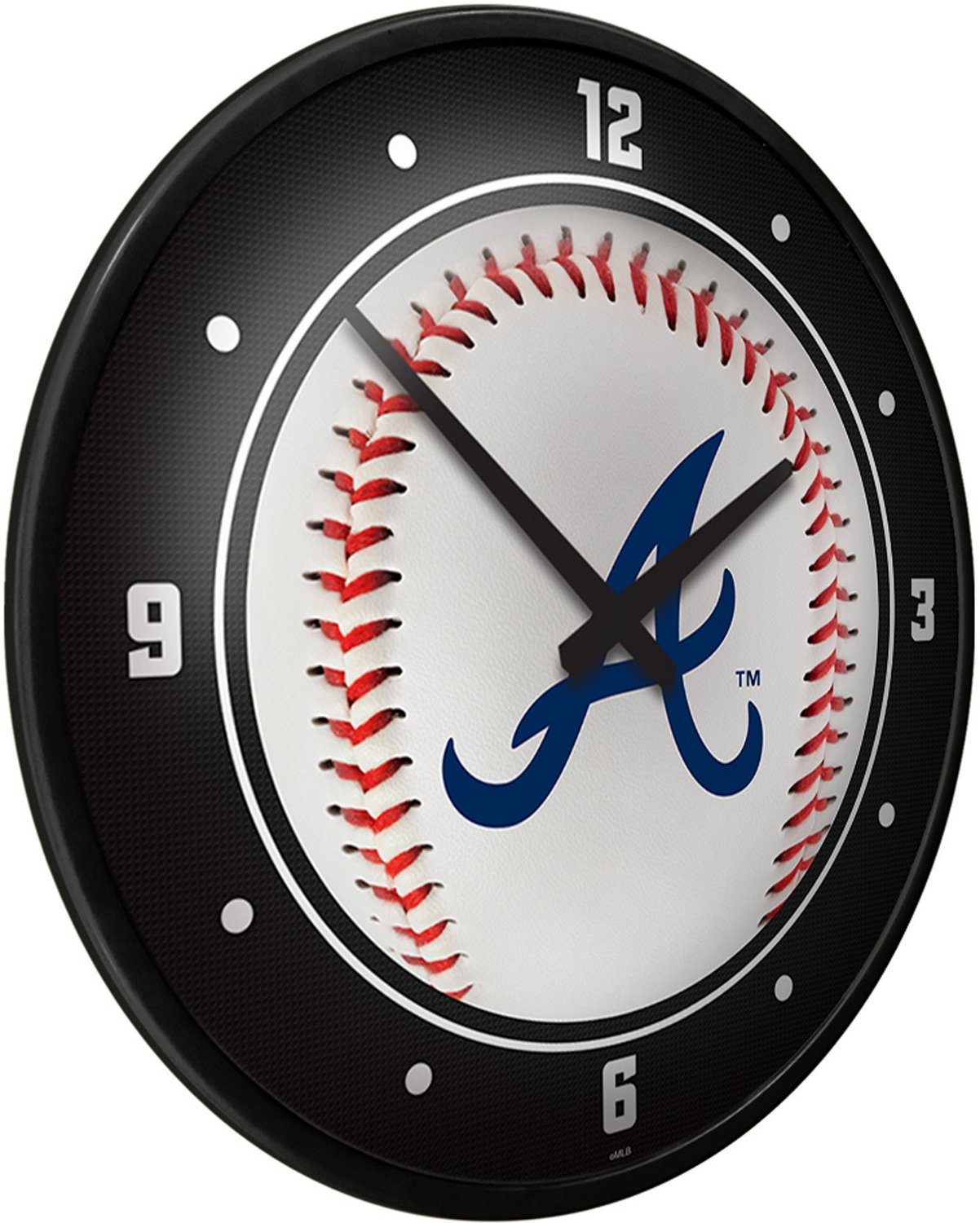 The Fan-Brand Atlanta Braves Baseball Modern Disc Wall Clock - view number 2