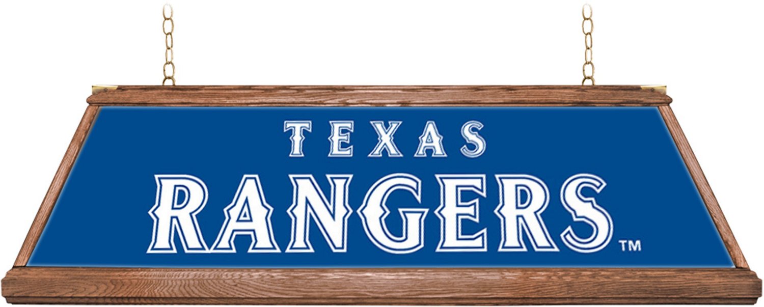 The Fan-Brand Texas Rangers Premium Wood Pool Table Light - view number 2