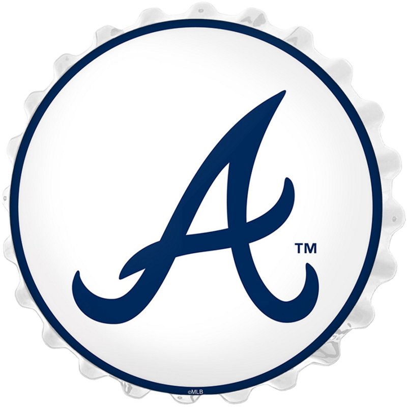 The FanBrand Atlanta Braves Bottle Cap Wall Light