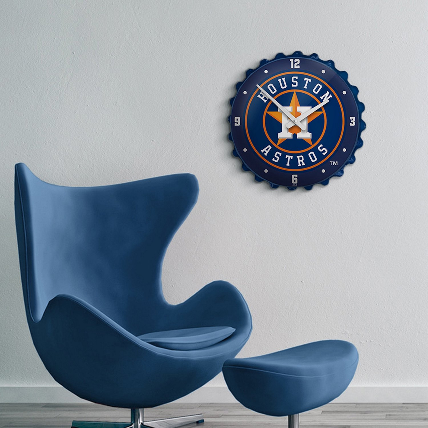 The Fan-Brand Houston Astros Bottle Cap Wall Clock - view number 5