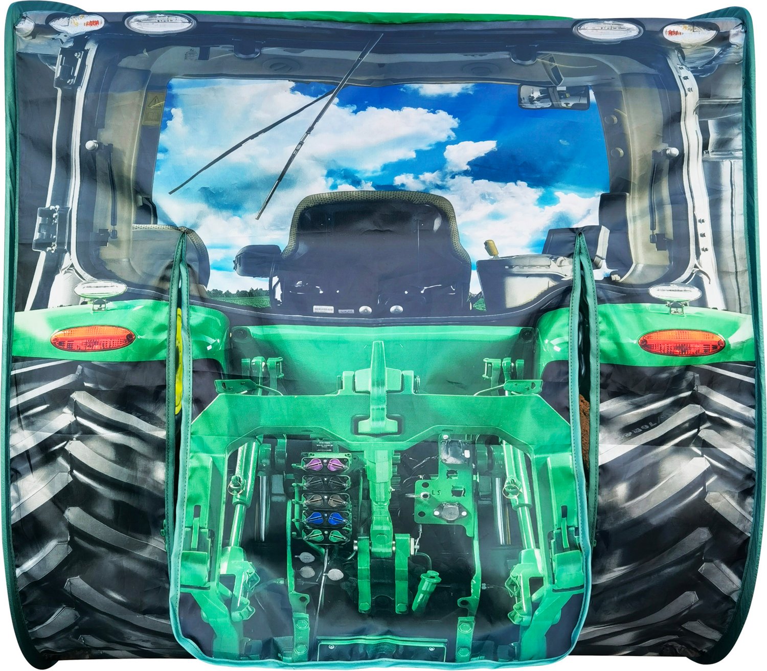 特撮 TRACTOR INC. INSIDE PARK POPFLY John Deere Pop-N-Play Tractor Tent | Academy