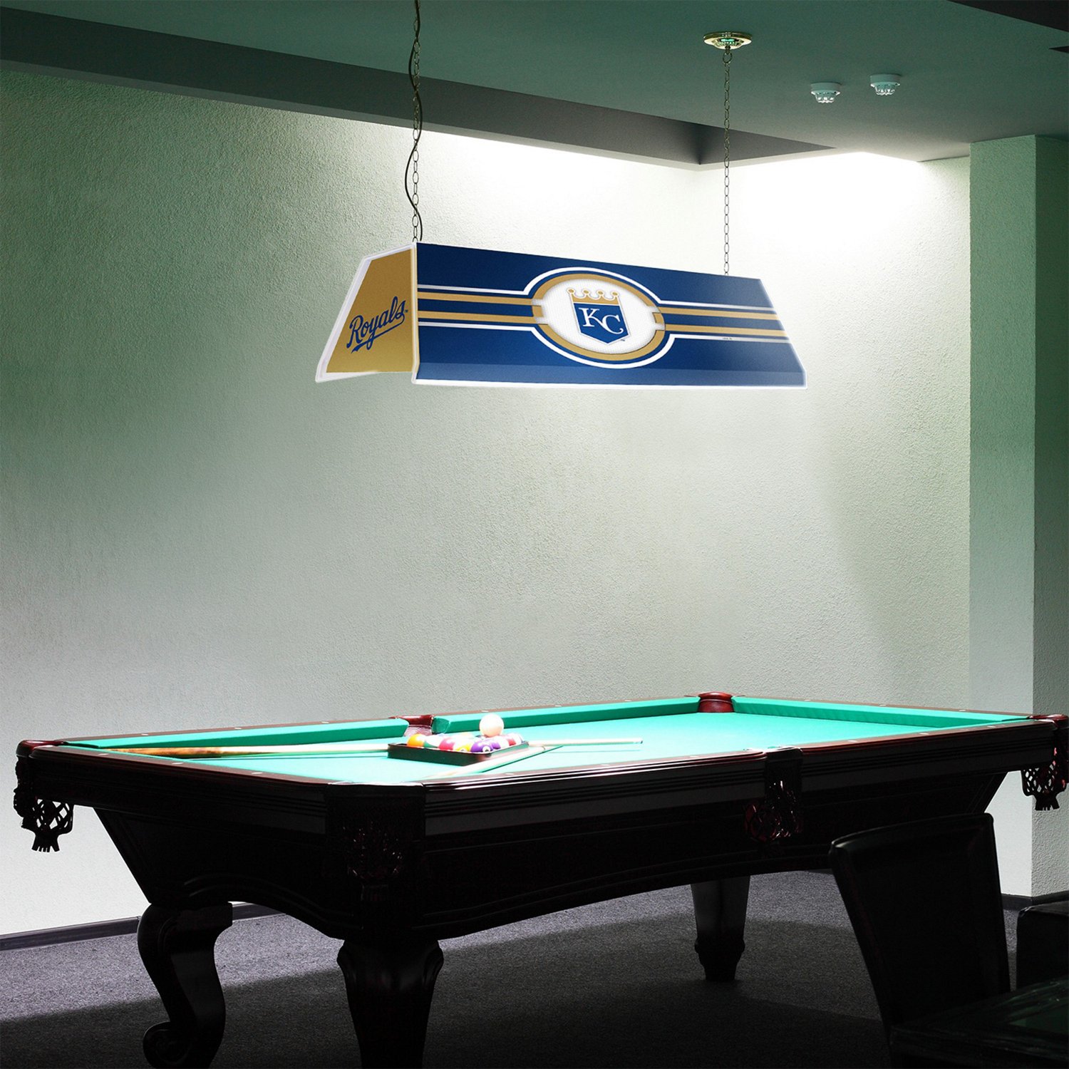 The Fan-Brand Kansas City Royals Edge Glow Pool Table Light - view number 5