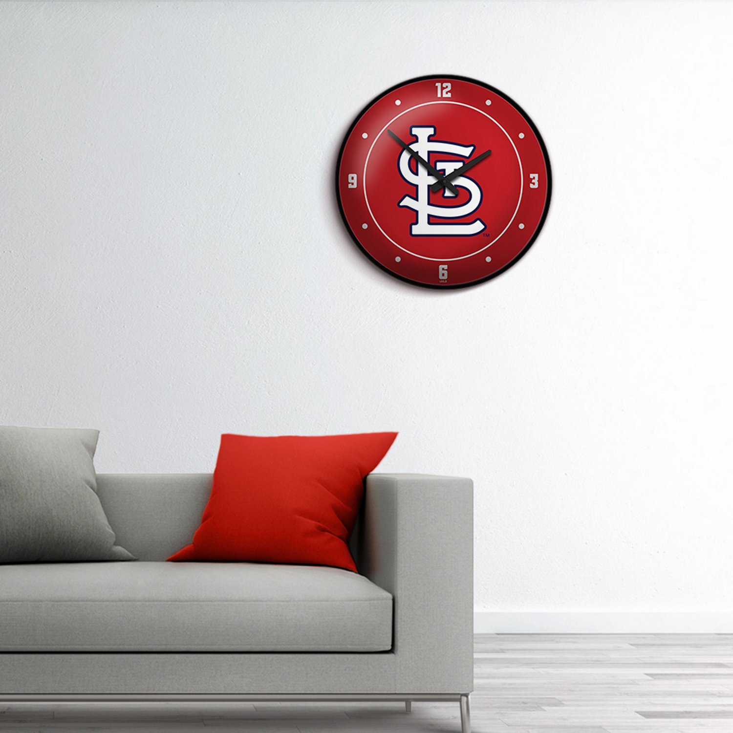 The Fan-Brand St. Louis Cardinals Logo Modern Disc Wall Clock                                                                    - view number 5