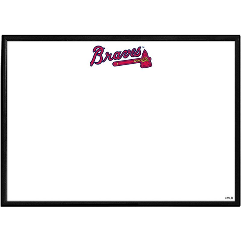 The FanBrand Atlanta Braves Framed Dry Erase Wall Sign