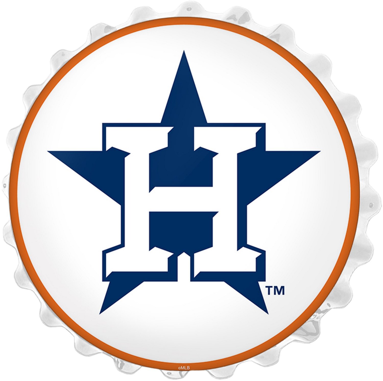 Houston Astros: Logo - Bottle Cap Wall Light - The Fan-Brand