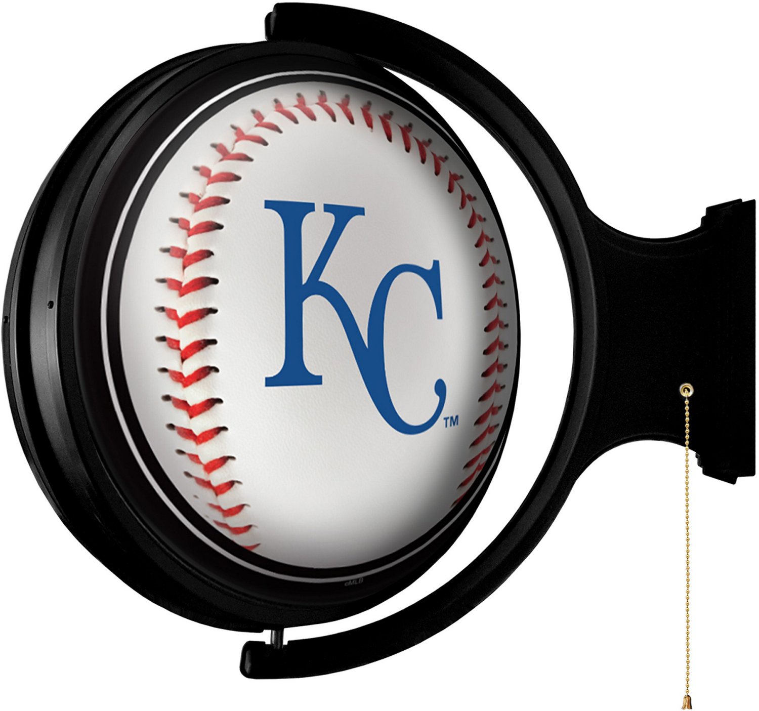 The Fan-Brand Kansas City Royals Baseball Original Rotating Lighted Wall Sign                                                    - view number 2