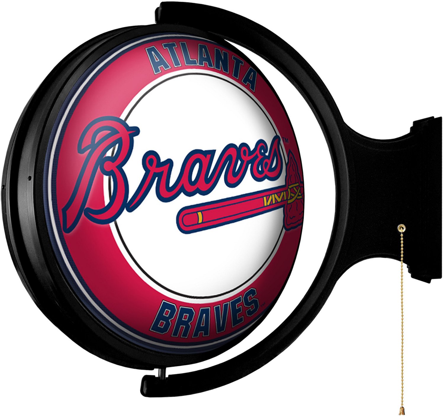 The Fan-Brand Atlanta Braves Original Rotating Lighted Wall Sign - view number 2