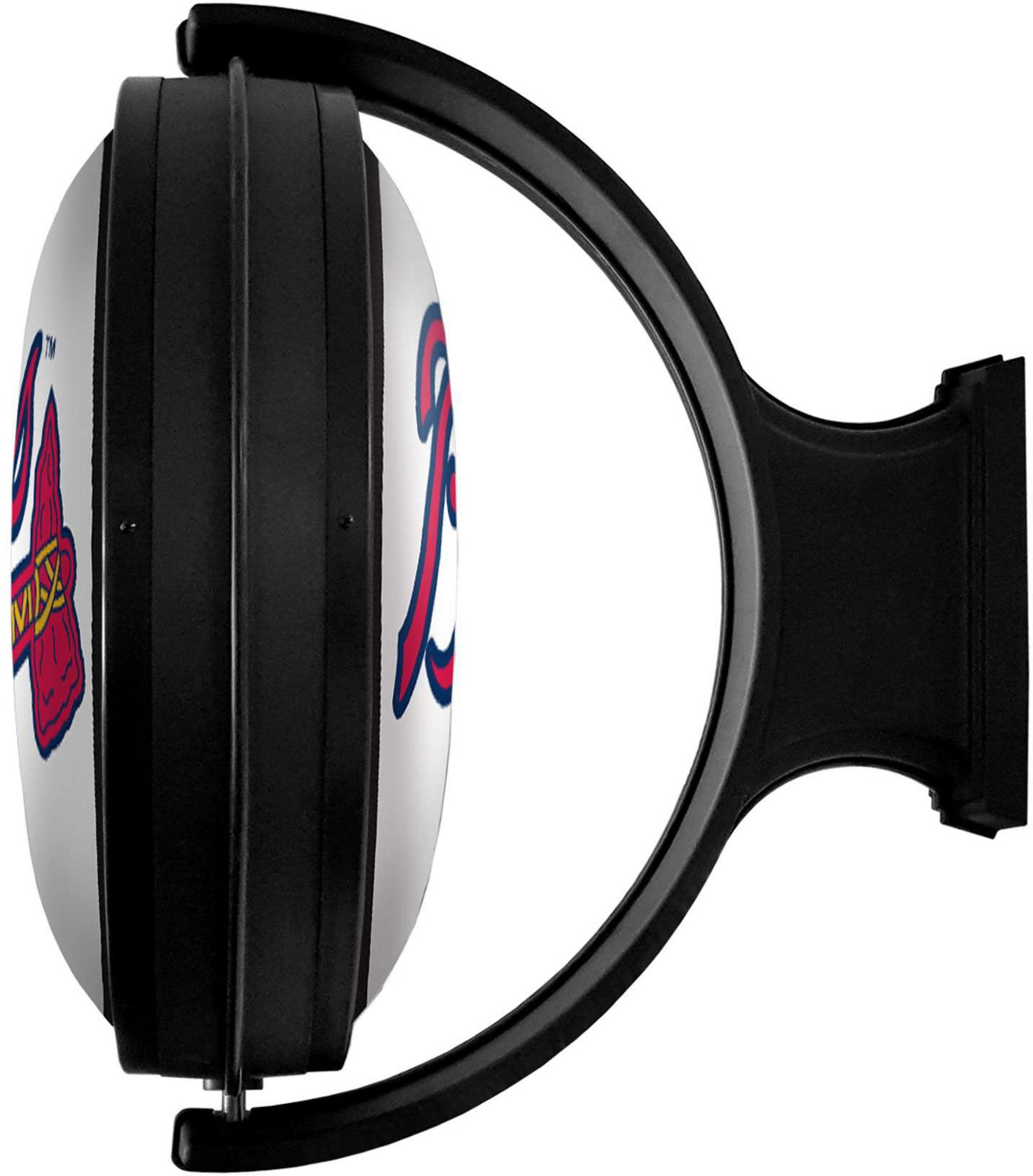 The Fan-Brand Atlanta Braves Logo Original Rotating Lighted Wall Sign                                                            - view number 3