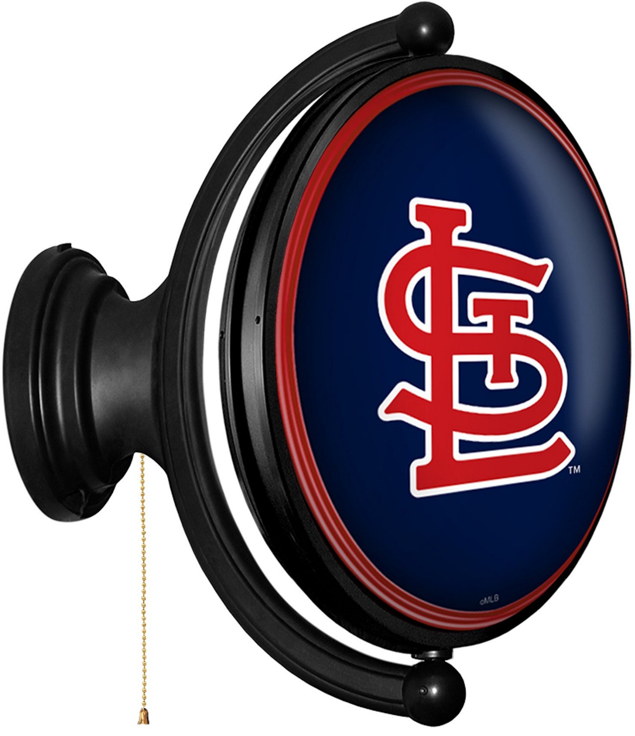 The Fan-Brand St. Louis Cardinals Original Oval Rotating Lighted Wall Sign - view number 2