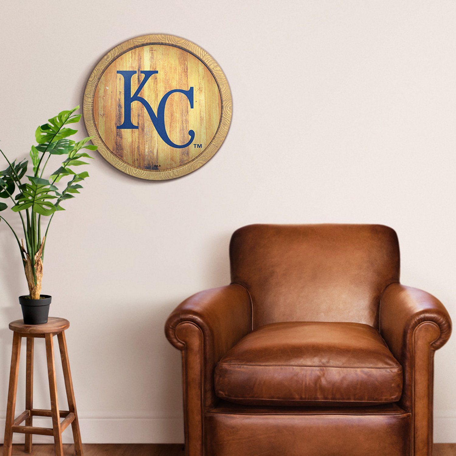 The Fan-Brand Kansas City Royals Faux Barrel Top Sign - view number 5