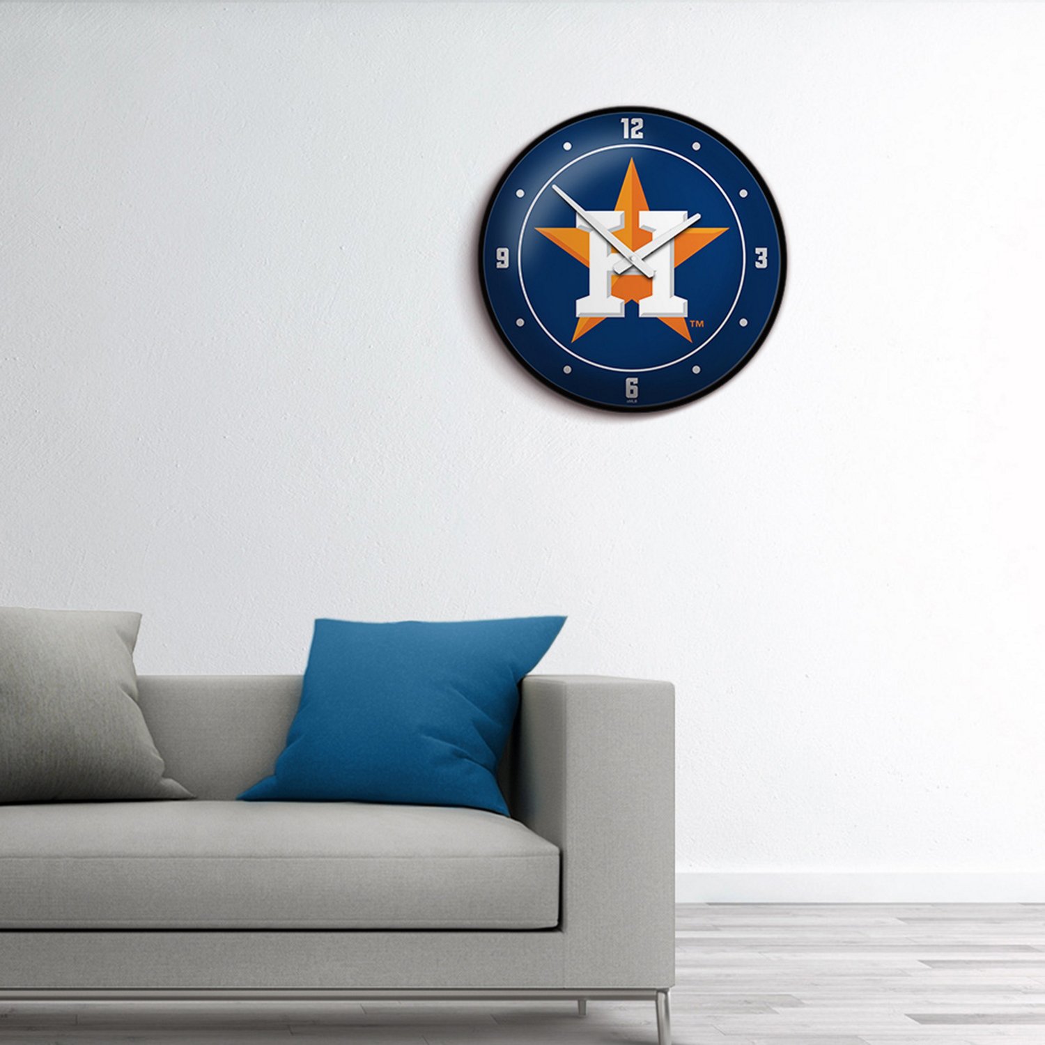 The Fan-Brand Houston Astros Logo Modern Disc Wall Clock                                                                         - view number 5