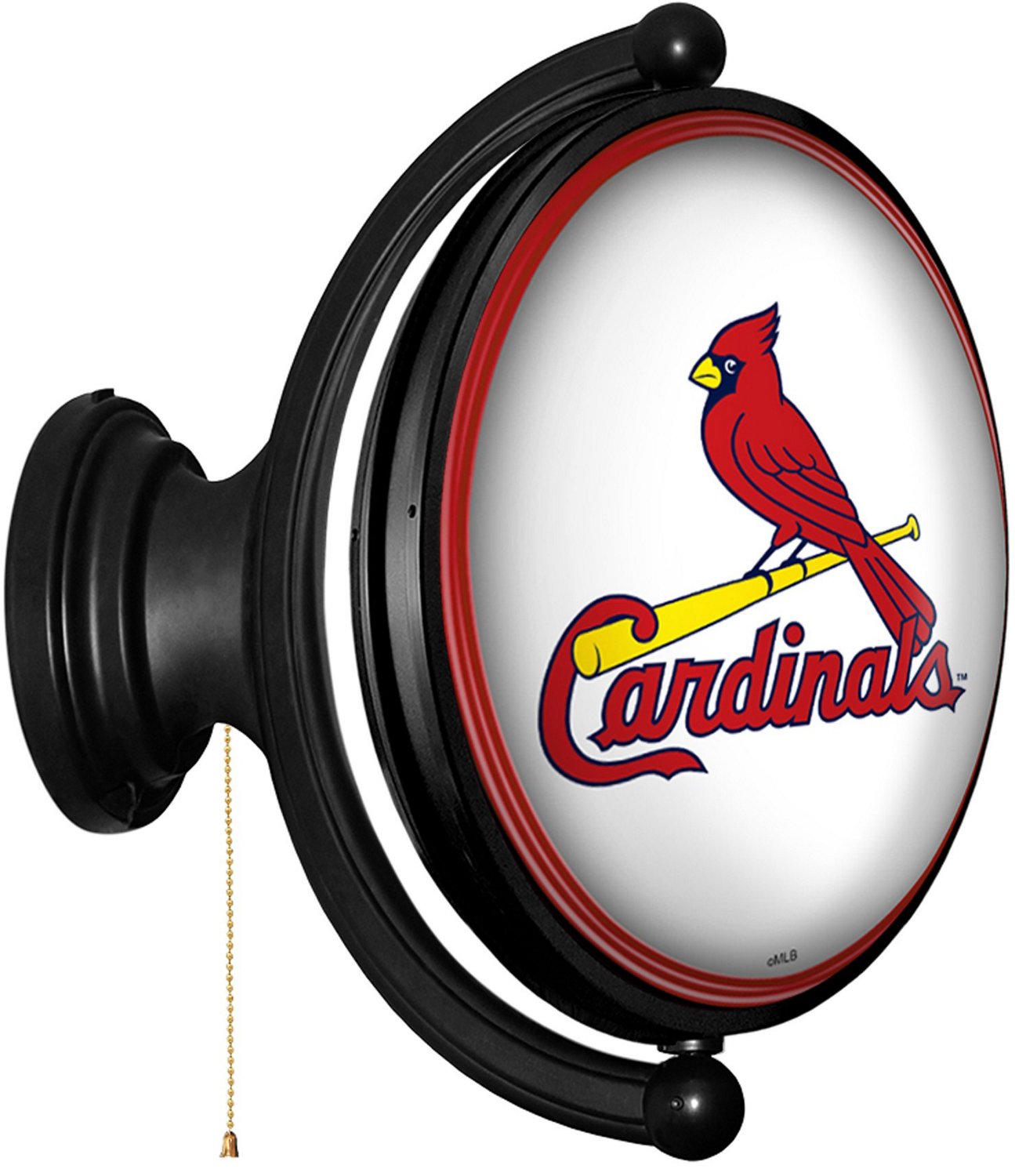 The Fan-Brand St. Louis Cardinals Original Oval Rotating Lighted Wall Sign - view number 2