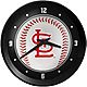 The Fan-Brand St. Louis Cardinals Baseball Ribbed Frame Wall Clock                                                               - view number 1 selected