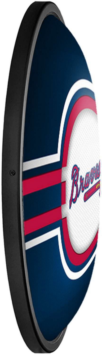 The Fan-Brand Atlanta Braves Oval Slimline Lighted Wall Sign                                                                     - view number 3