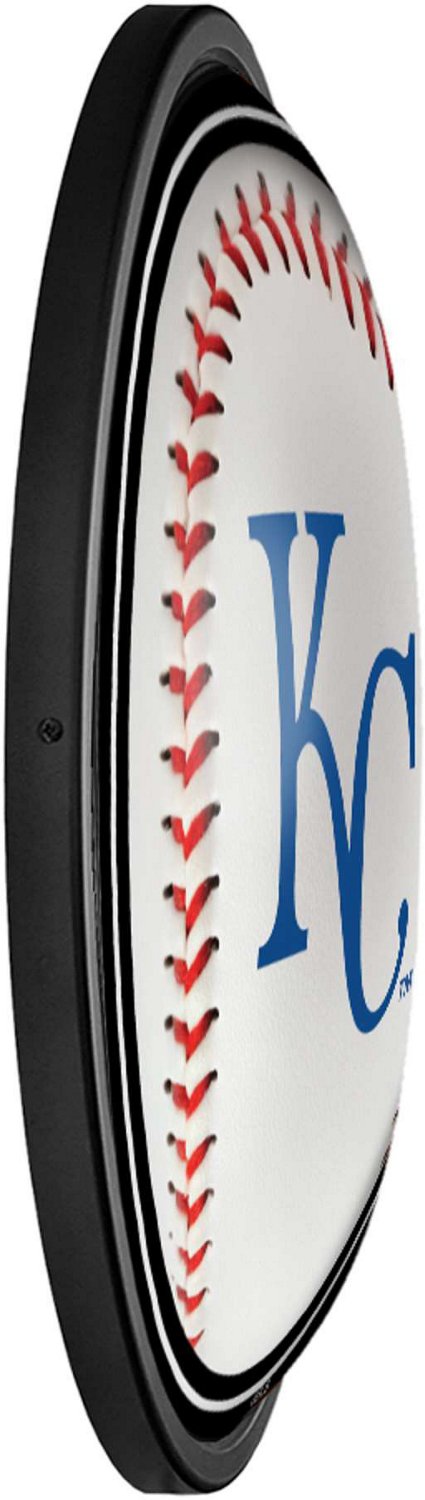 The Fan-Brand Kansas City Royals Baseball Round Slimline Lighted Wall Sign - view number 3