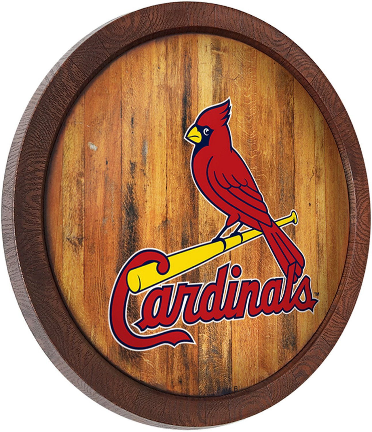 The Fan-Brand St. Louis Cardinals Faux Barrel Top Sign                                                                           - view number 2
