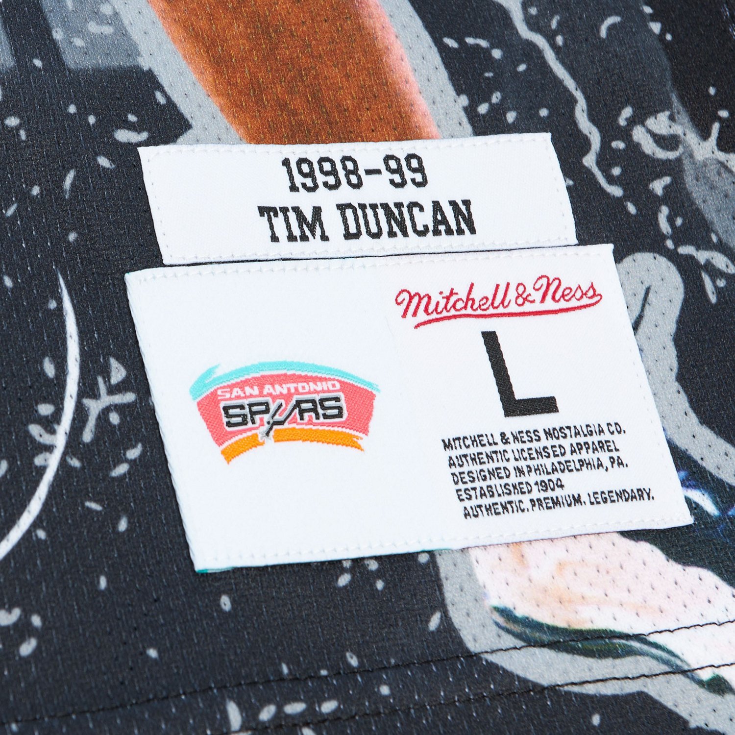 Mitchell & Ness Men's San Antonio Spurs Tim Duncan #21 Burst Tank Top