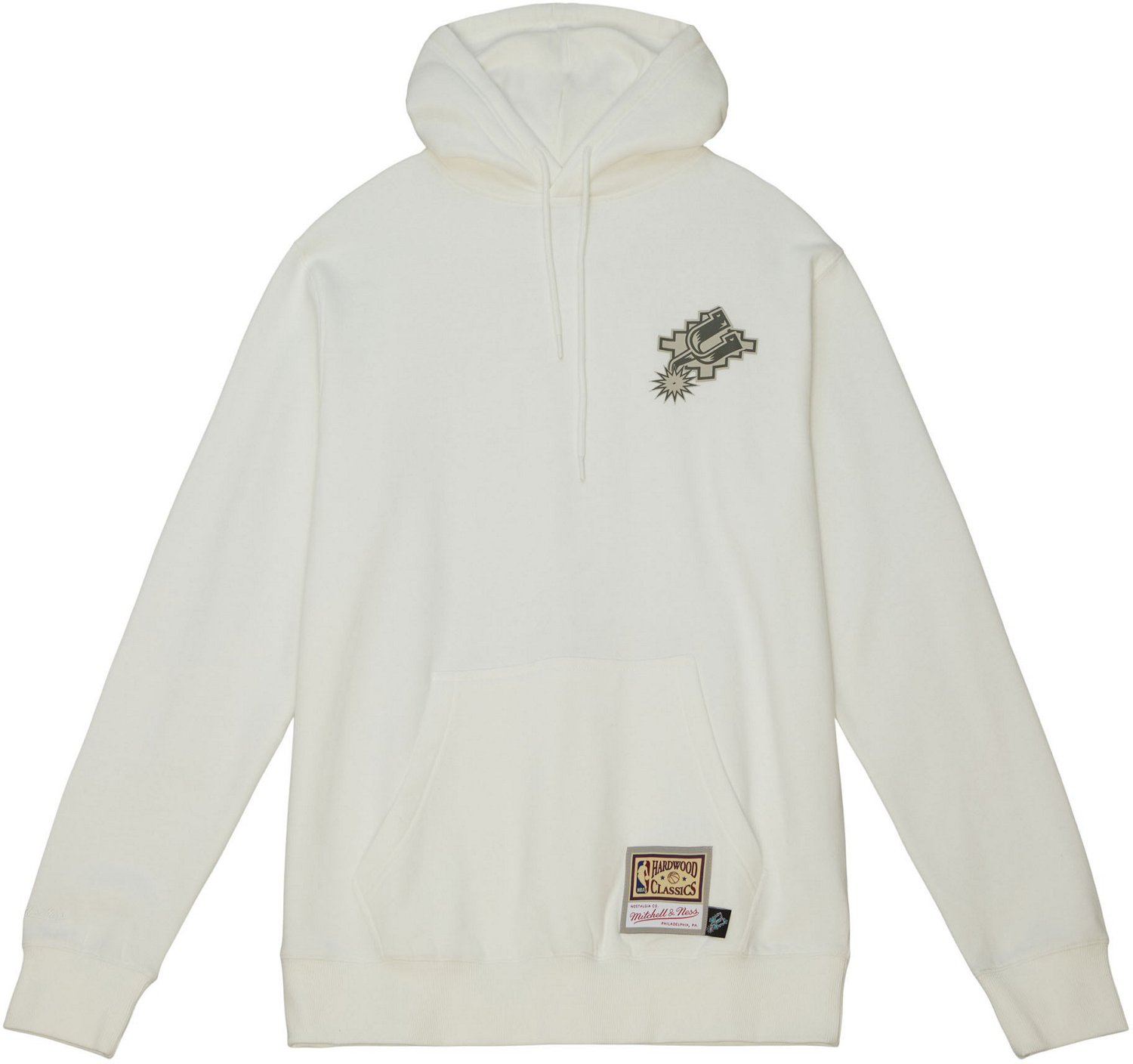 Mitchell & Ness Men's San Antonio Spurs Cream Hoodie