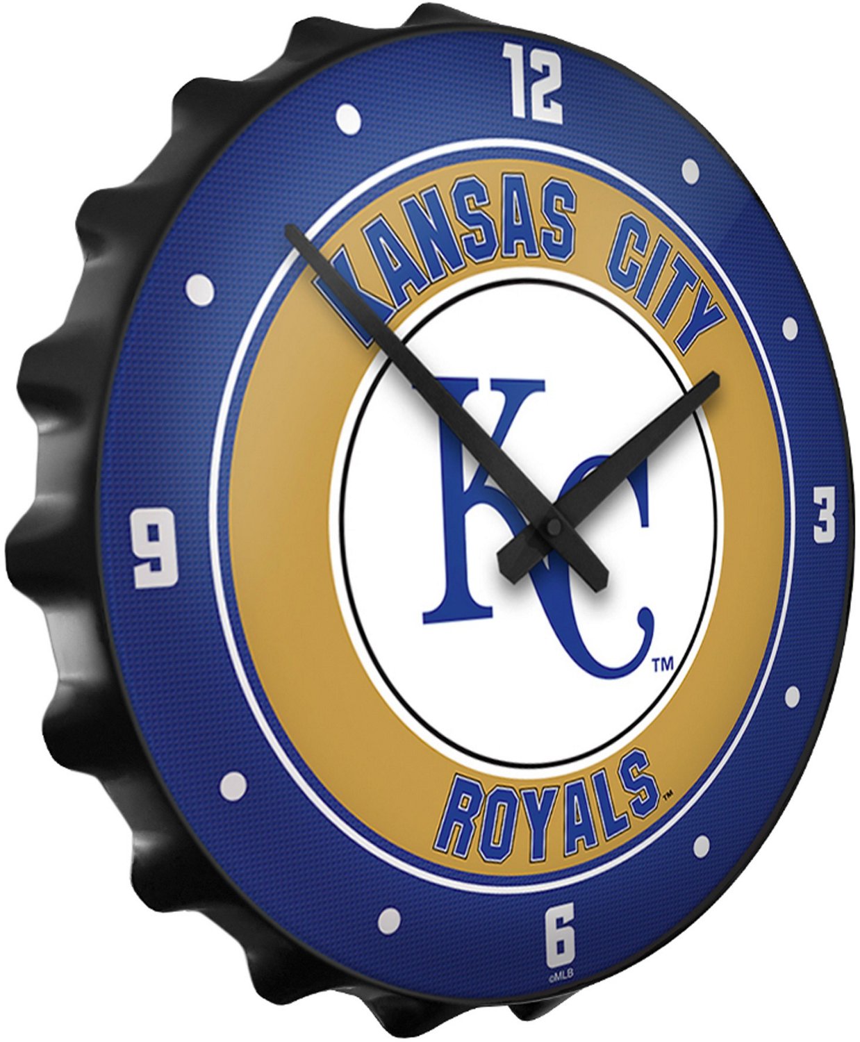 The Fan-Brand Kansas City Royals Bottle Cap Wall Clock - view number 2