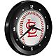 The Fan-Brand St. Louis Cardinals Baseball Ribbed Frame Wall Clock                                                               - view number 2