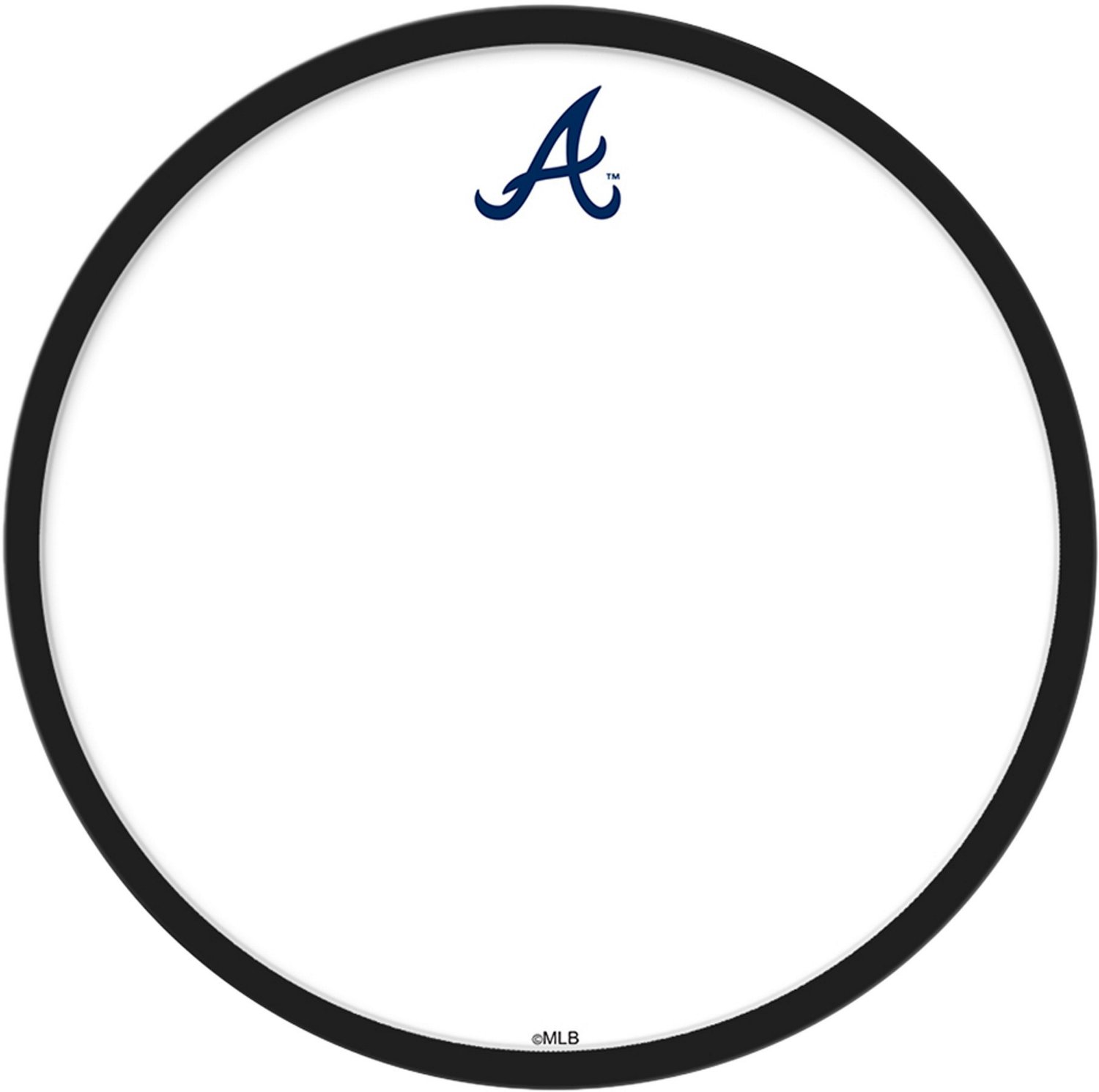 The FanBrand Atlanta Braves Modern Disc Dry Erase Wall Sign Academy