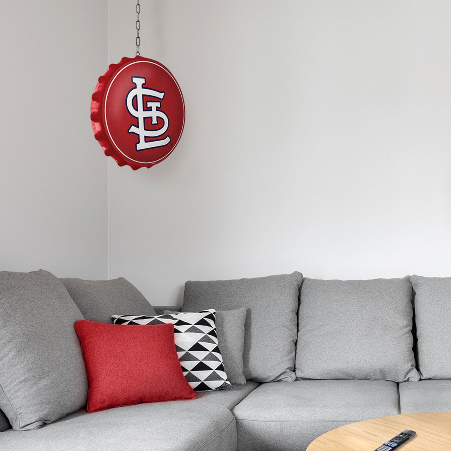 The Fan-Brand St. Louis Cardinals Double-Sided Bottle Cap Dangler - view number 4