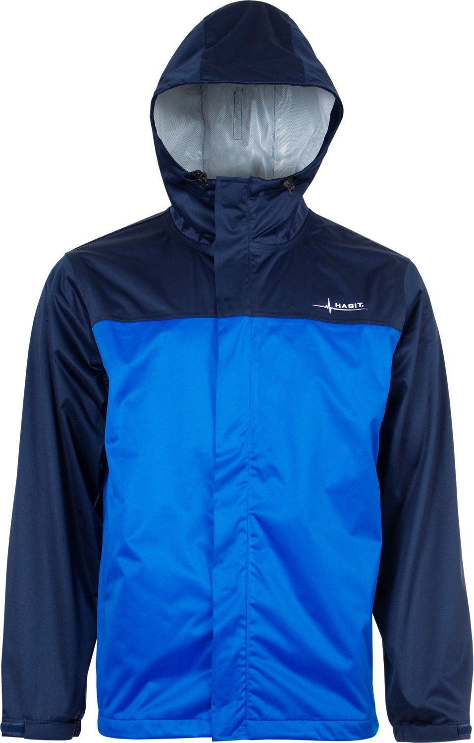 Habit Men's Roaring Springs Solid Packable Rain Jacket Academy