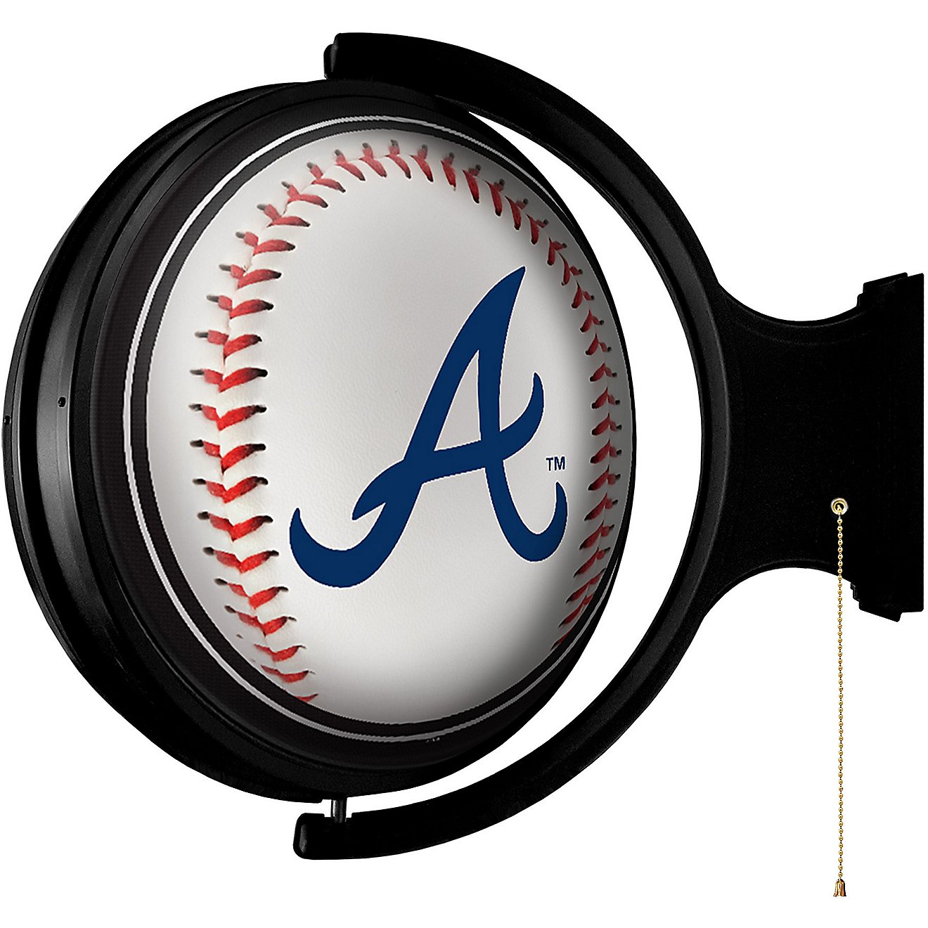 The Fan-Brand Atlanta Braves Baseball Original Rotating Lighted Wall Sign                                                        - view number 2