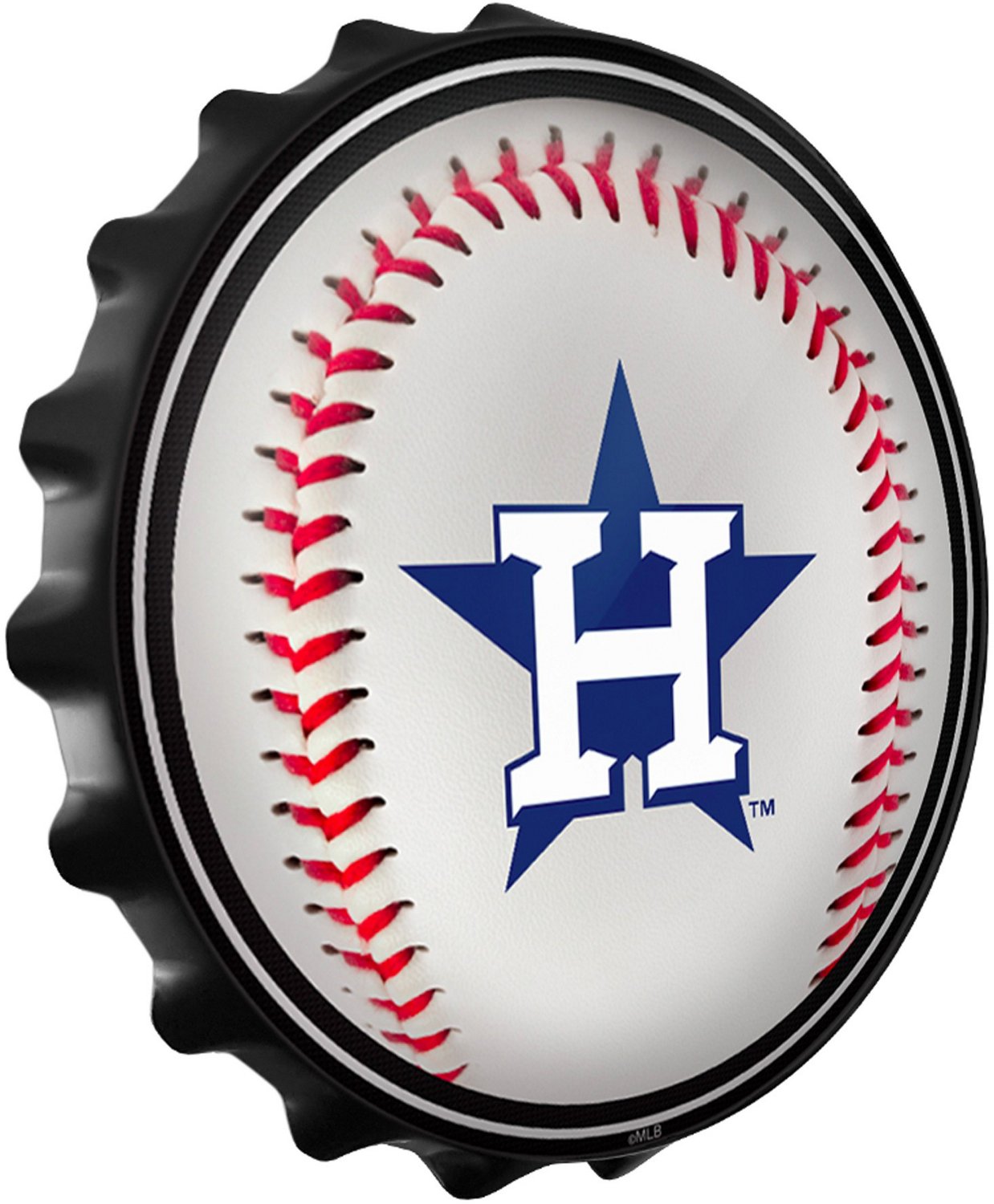 The Fan-Brand Houston Astros Baseball Bottle Cap Wall Sign - view number 2