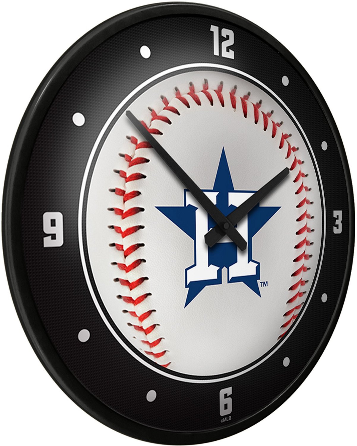 The Fan-Brand Houston Astros Baseball Modern Disc Wall Clock - view number 2