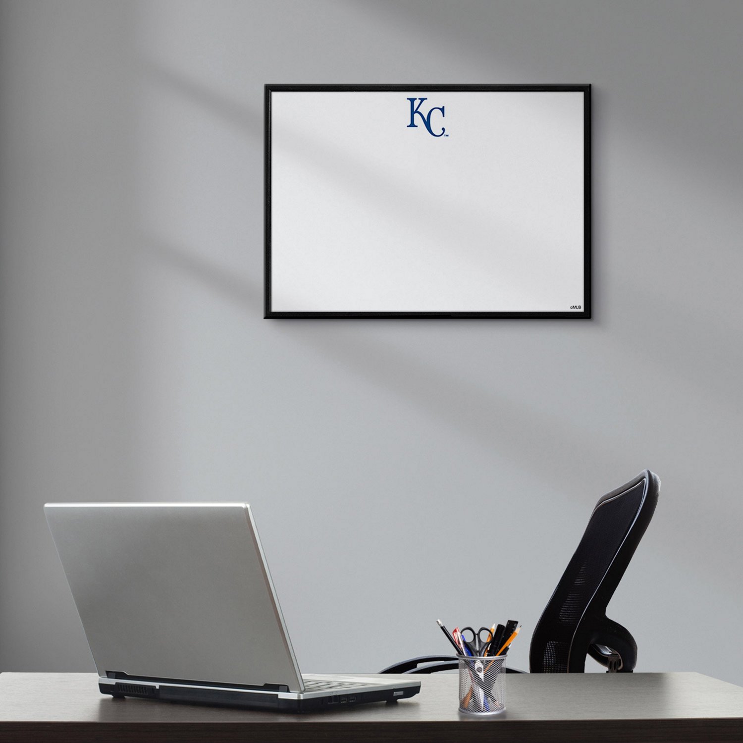 The Fan-Brand Kansas City Royals Logo Framed Dry Erase Wall Sign                                                                 - view number 5
