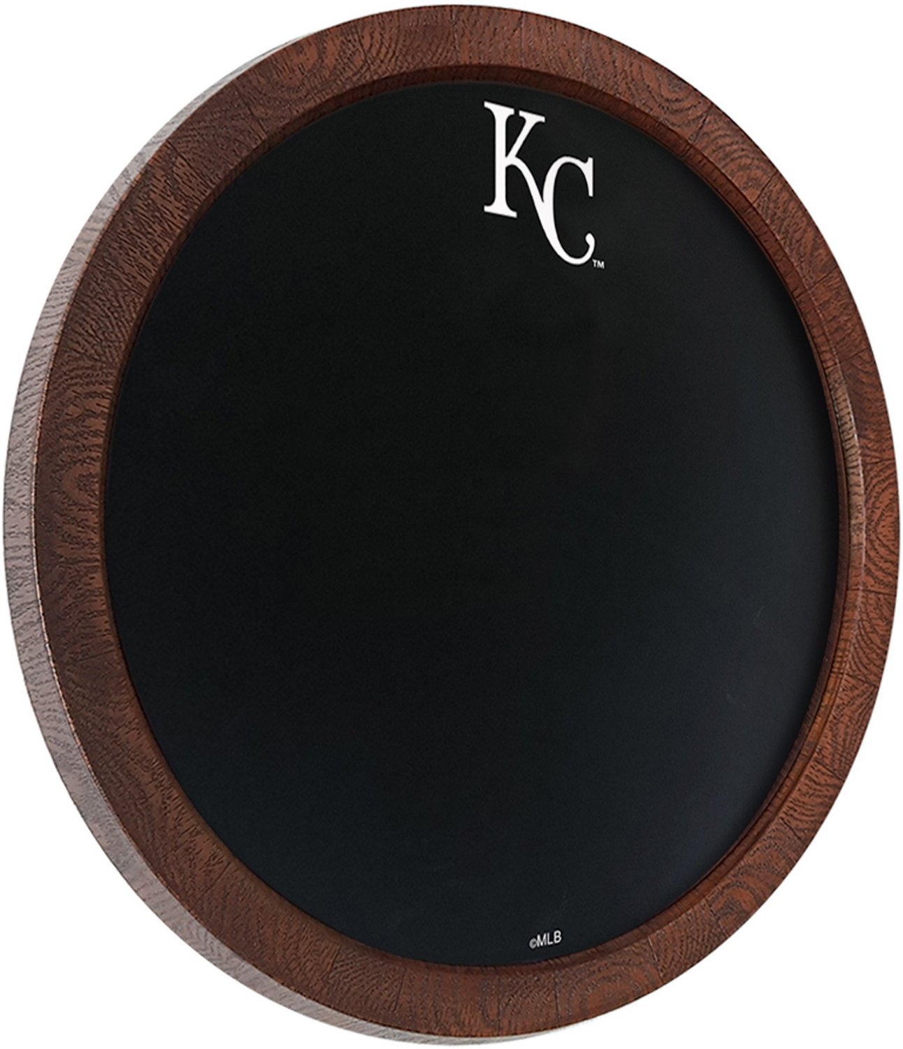 The Fan-Brand Kansas City Royals Logo Chalkboard Faux Barrel Top Sign                                                            - view number 2