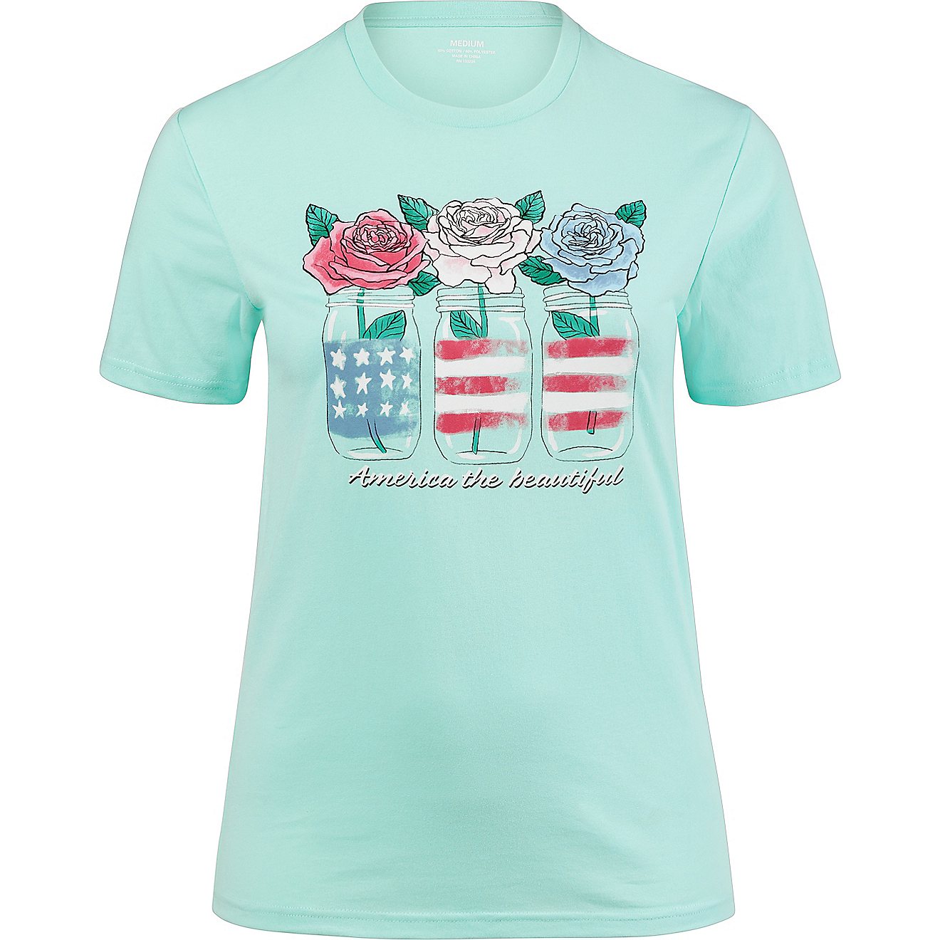 Americana Women's Flag Jars T-shirt                                                                                              - view number 1