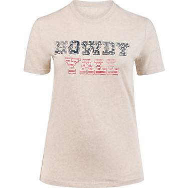 Americana Women's Howdy Y'all T-shirt                                                                                           