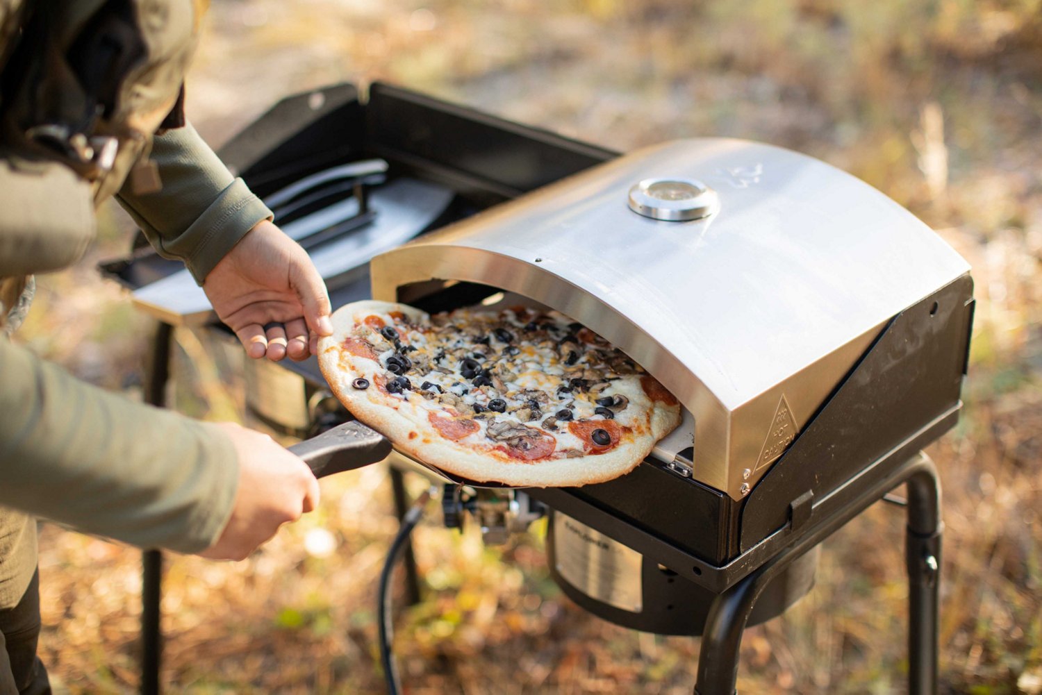 Camp Chef 1 Burner 14 In Artisan Outdoor Pizza Oven Academy   21071706