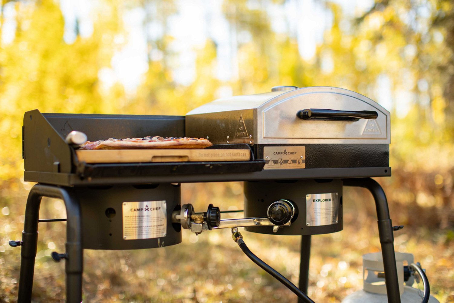 Camp Chef 1 Burner 14 in Artisan Outdoor Pizza Oven Academy