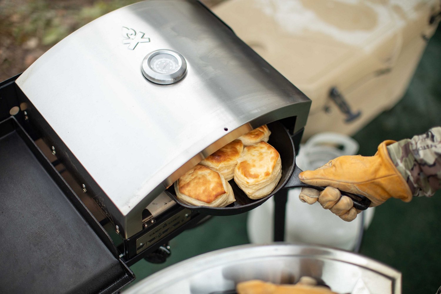 Camp Chef 1 Burner 14 in Artisan Outdoor Pizza Oven Academy