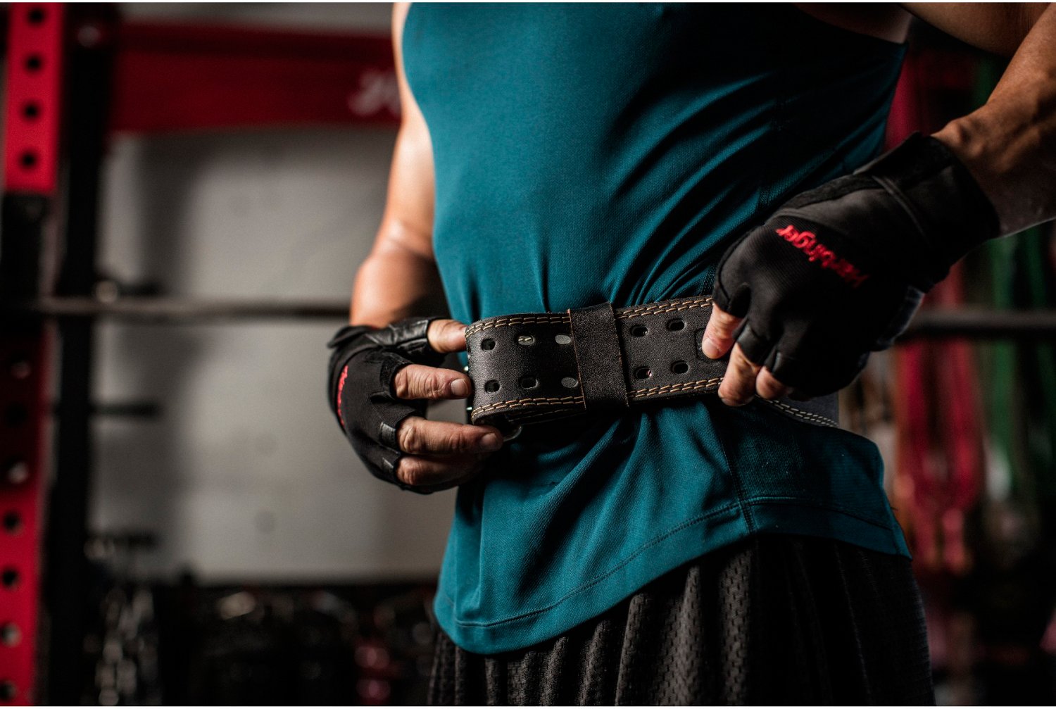 Harbinger 4" Padded Leather Weight Lifting Belt                                                                                  - view number 3